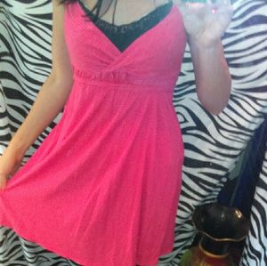 American eagle outfitters pink dress